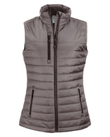 Clique Women's Valhalla Recycled Insulated Puffer Full Zip Vest-2