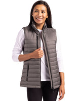 Clique Women's Valhalla Recycled Insulated Puffer Full Zip Vest-5