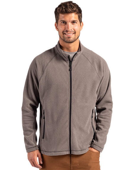 Clique Men's Powder Recycled Fleece Full Zip Jacket-1