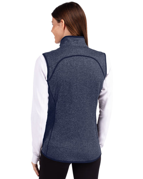 Cutter & Buck Women's Mainsail Sweater-Knit Full Zip Vest-1