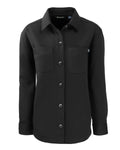 Cutter & Buck Women's Roam Recycled Buttery-Soft Knit Button Down Shirt Jacket-1