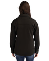 Cutter & Buck Women's Roam Recycled Buttery-Soft Knit Button Down Shirt Jacket-7