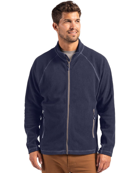 Clique Men's Powder Recycled Fleece Full Zip Jacket-1