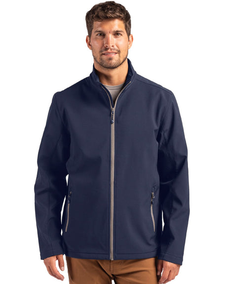 Clique Men's Tempo Recycled Stretch Softshell Full Zip Jacket-1