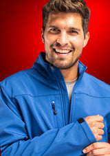 Clique Men's Tempest Recycled Waterproof Stretch Softshell Full Zip Jacket-4