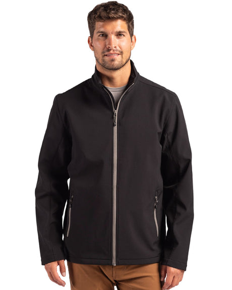 Clique Men's Tempo Recycled Stretch Softshell Full Zip Jacket-1