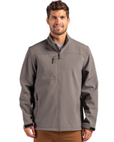 Clique Men's Tempest Recycled Waterproof Stretch Softshell Full Zip Jacket-1