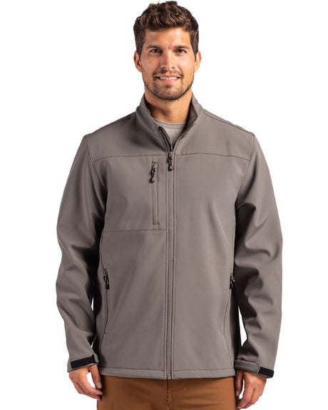 Clique Men's Tempest Recycled Waterproof Stretch Softshell Full Zip Jacket-1