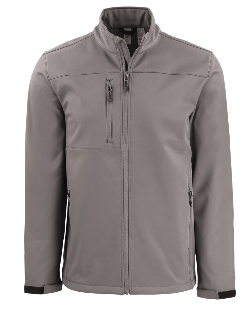 Clique Men's Tempest Recycled Waterproof Stretch Softshell Full Zip Jacket-5