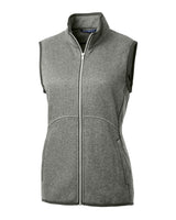 Cutter & Buck Women's Mainsail Sweater-Knit Full Zip Vest-2