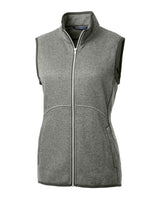 Cutter & Buck Women's Mainsail Sweater-Knit Full Zip Vest-3