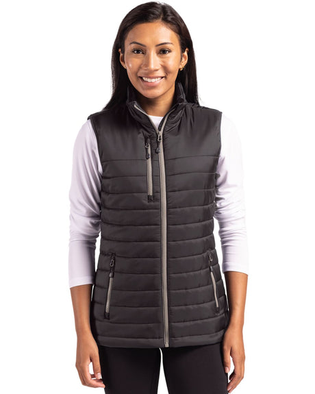 Clique Women's Valhalla Recycled Insulated Puffer Full Zip Vest-1