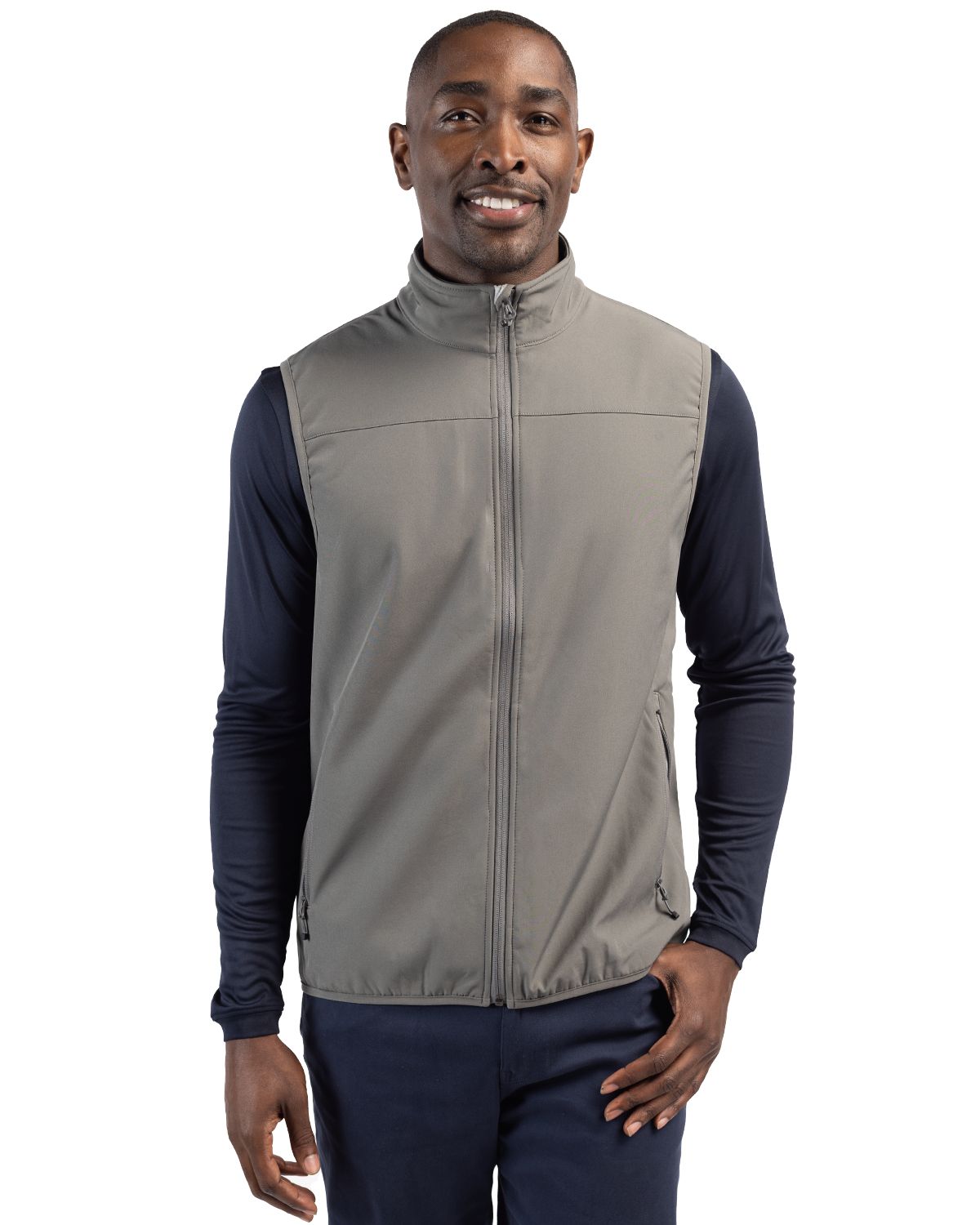 Clique Men's Trail Recycled Stretch Softshell Full Zip Vest-6