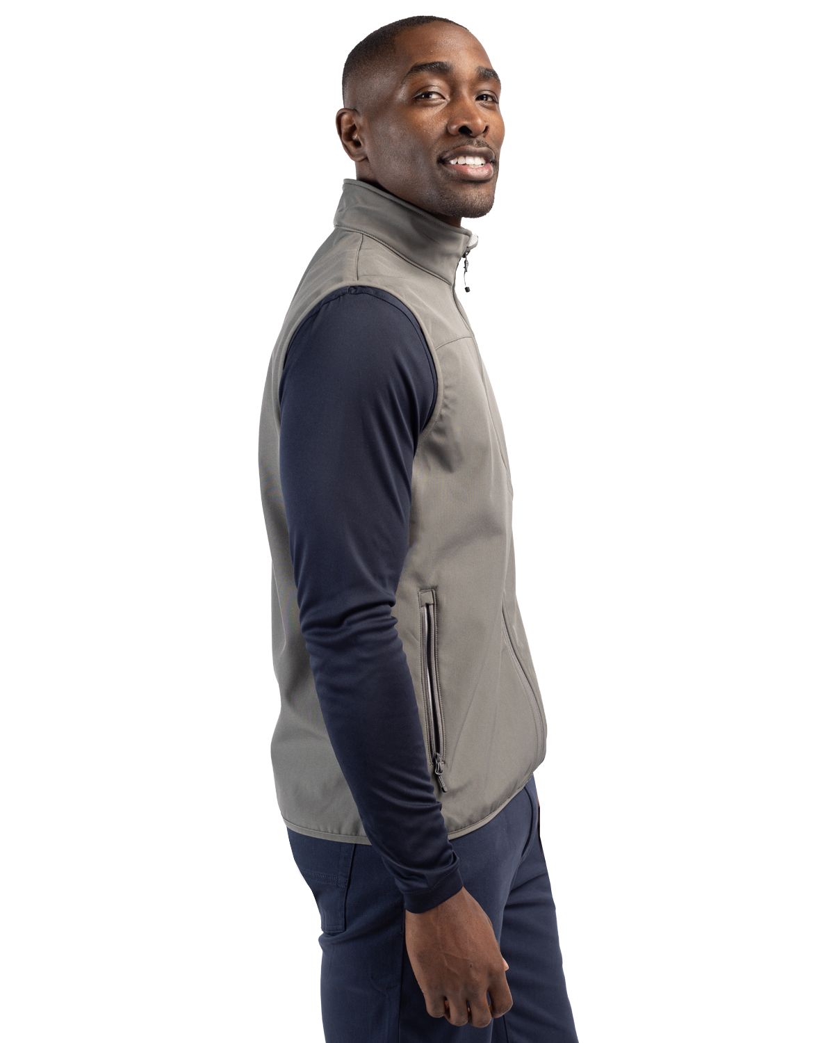 Clique Men's Trail Recycled Stretch Softshell Full Zip Vest-8