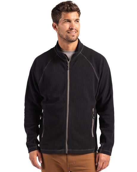 Clique Men's Powder Recycled Fleece Full Zip Jacket-1