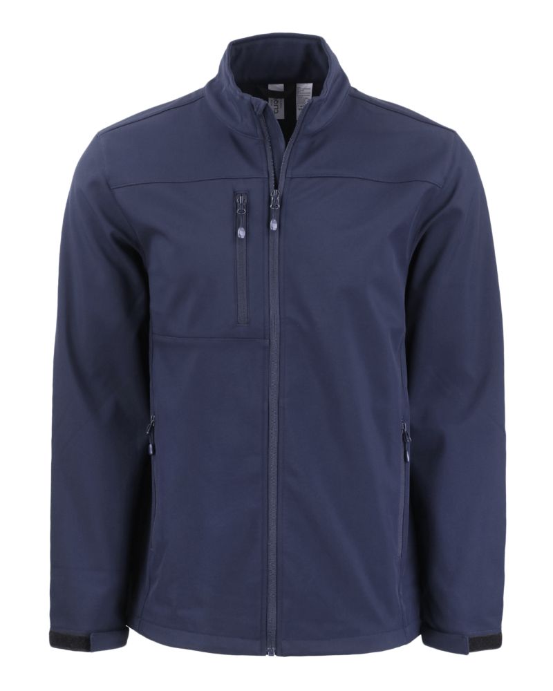 Clique Men's Tempest Recycled Waterproof Stretch Softshell Full Zip Jacket-6