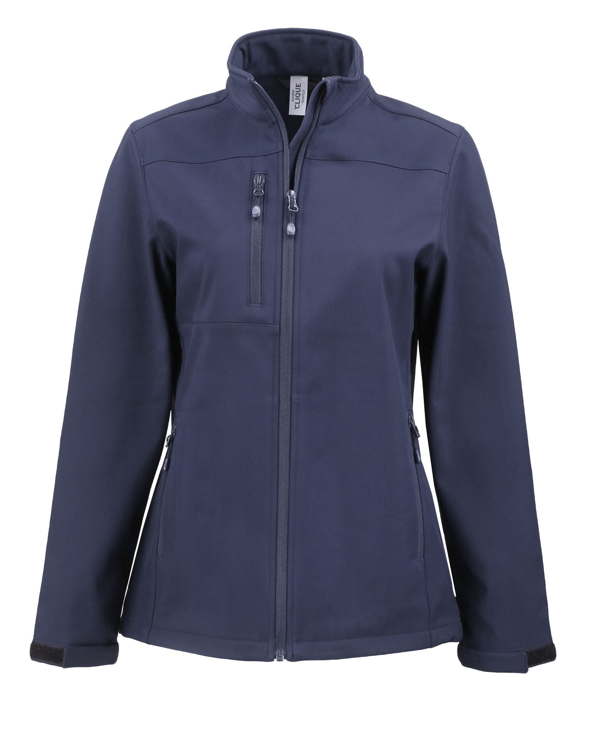 Clique Women's Tempest Recycled Waterproof Stretch Softshell Full Zip Jacket-1