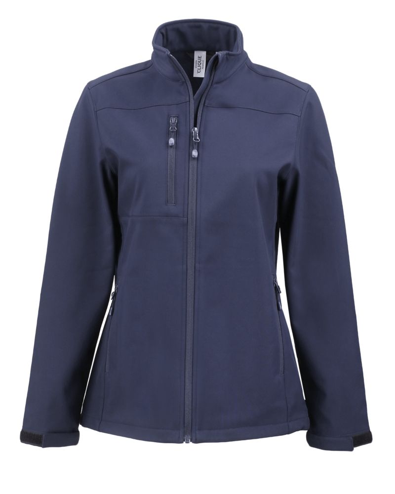 Clique Women's Tempest Recycled Waterproof Stretch Softshell Full Zip Jacket-2