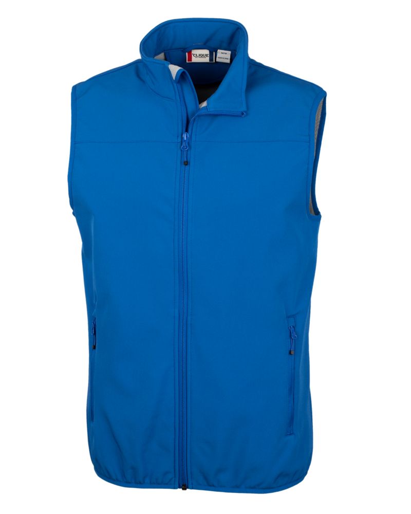 Clique Men's Trail Recycled Stretch Softshell Full Zip Vest-2