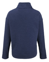 Cutter & Buck Women's Hunts Point Recycled Fleece Hybrid Snap Placket Pullover-7
