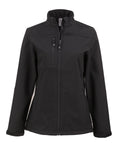 Clique Women's Tempest Recycled Waterproof Stretch Softshell Full Zip Jacket-1