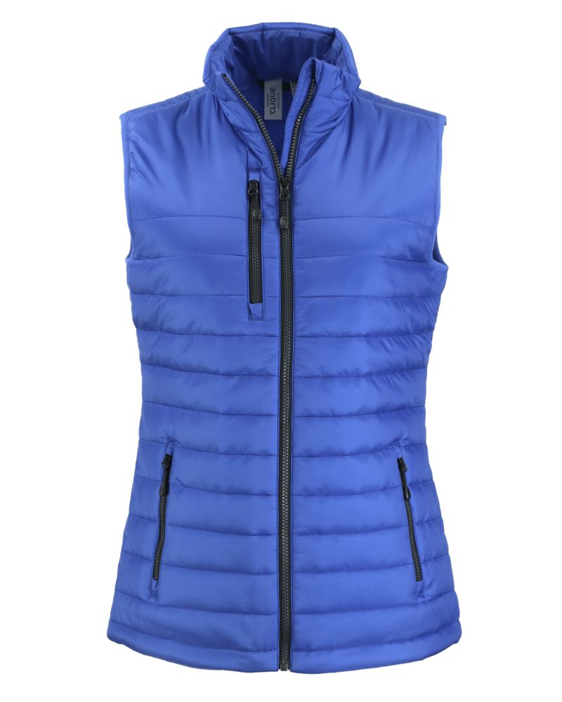 Clique Women's Valhalla Recycled Insulated Puffer Full Zip Vest-2