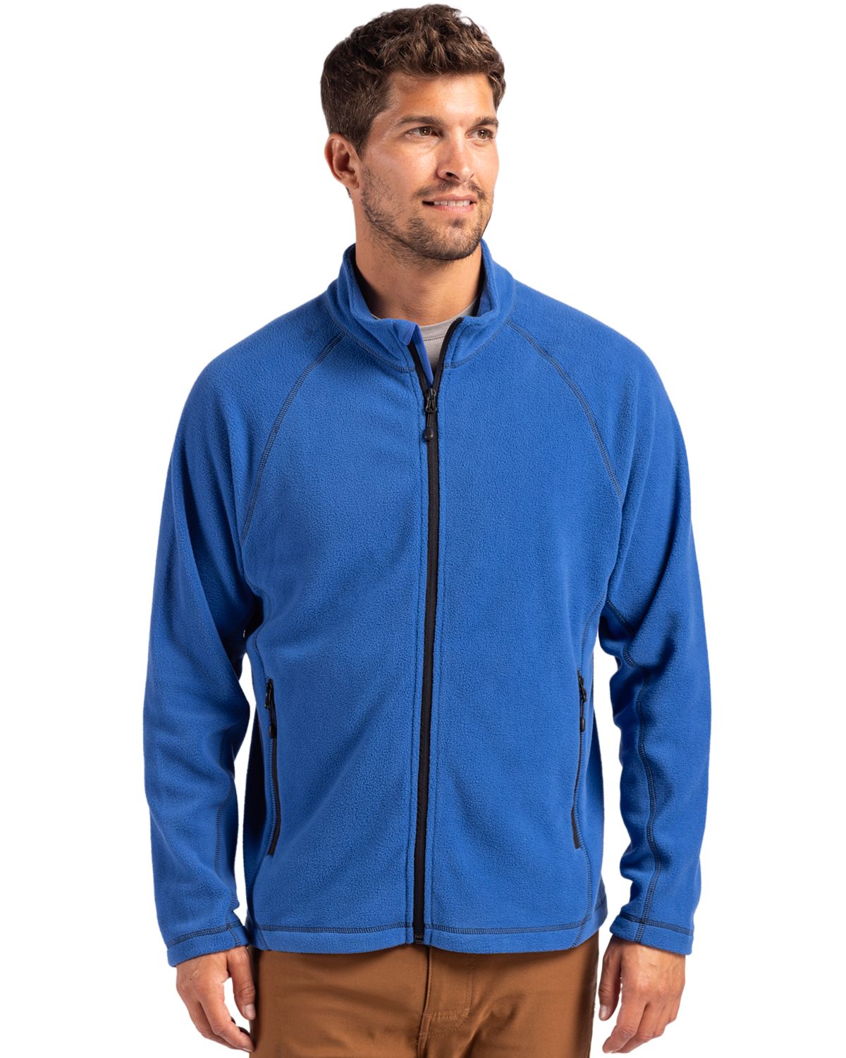 Clique Men's Powder Recycled Fleece Full Zip Jacket-4