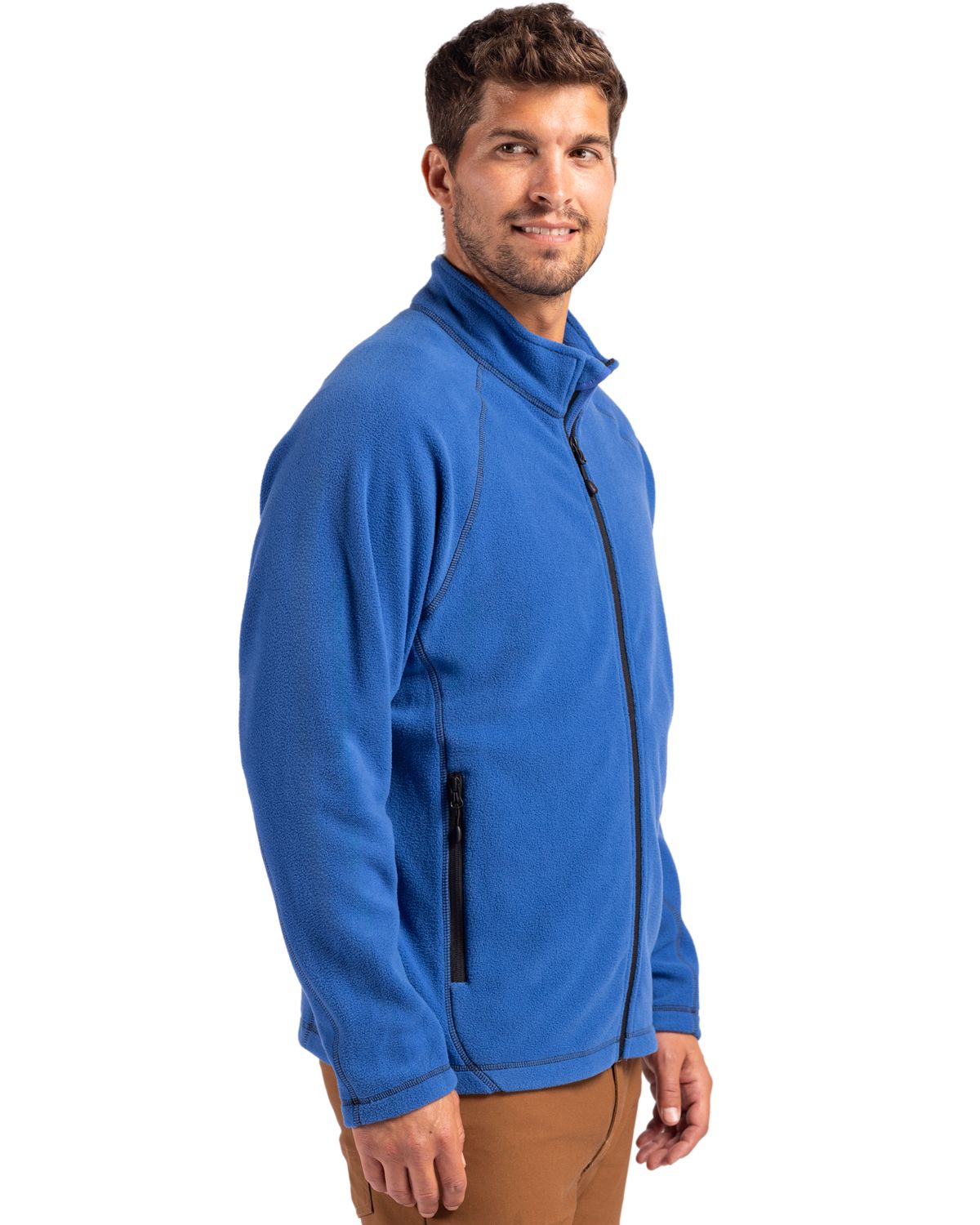 Clique Men's Powder Recycled Fleece Full Zip Jacket-6