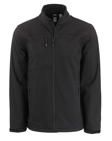 Clique Men's Tempest Recycled Waterproof Stretch Softshell Full Zip Jacket-1