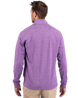 Cutter & Buck Men's Adapt Recycled Soft Knit Stretch Heathered Quarter Zip Pullover-2
