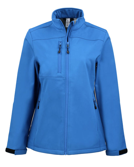 Clique Women's Tempest Recycled Waterproof Stretch Softshell Full Zip Jacket-1