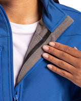 Clique Women's Tempest Recycled Waterproof Stretch Softshell Full Zip Jacket-8