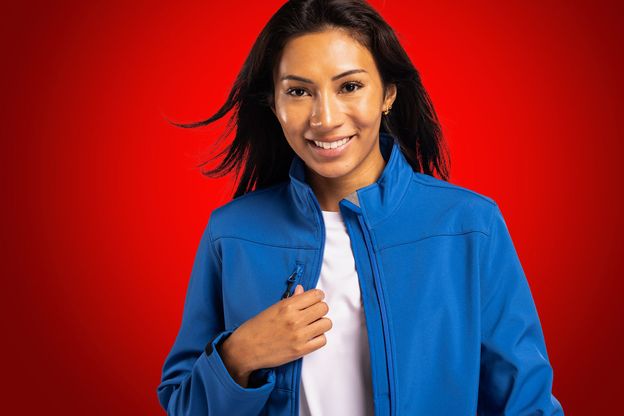 Clique Women's Tempest Recycled Waterproof Stretch Softshell Full Zip Jacket-11