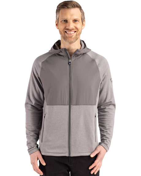 Cutter & Buck Men's Peshastin Hybrid Full Zip Jacket-1