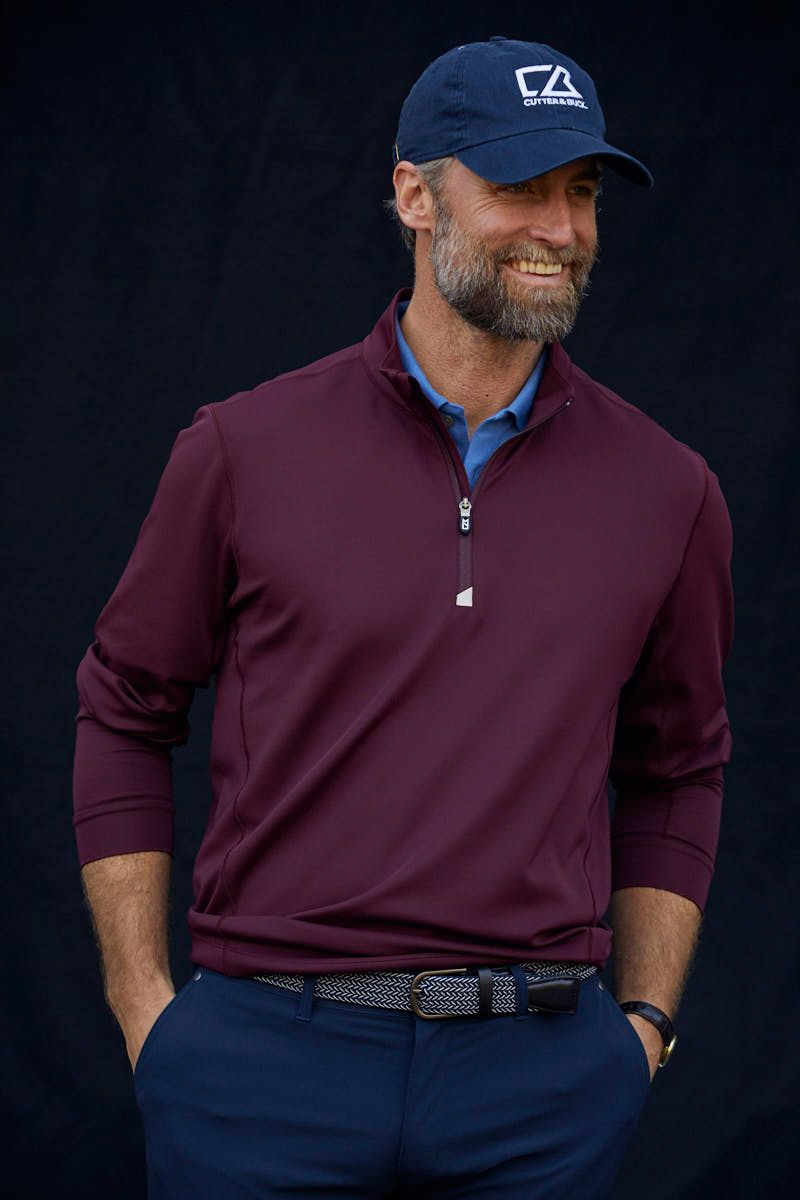 Cutter & Buck Men's Traverse Quarter Zip Pullover-2