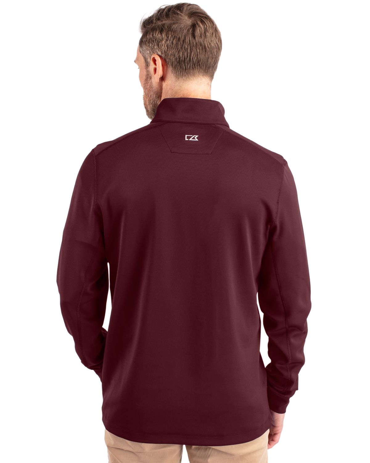 Cutter & Buck Men's Traverse Quarter Zip Pullover-7