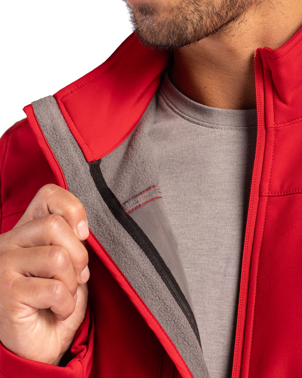 Clique Men's Tempest Recycled Waterproof Stretch Softshell Full Zip Jacket-4