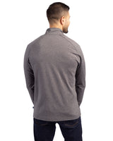 Cutter & Buck Men's Adapt Recycled Soft Knit Stretch Heathered Quarter Zip Pullover-6