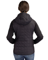 Cutter & Buck Women's Rainier Recycled Insulated Hybrid Puffer Full Zip Jacket-3