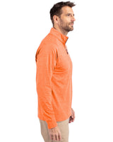 Cutter & Buck Men's Adapt Recycled Soft Knit Stretch Heathered Quarter Zip Pullover-3