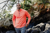 Cutter & Buck Men's Adapt Recycled Soft Knit Stretch Heathered Quarter Zip Pullover-4