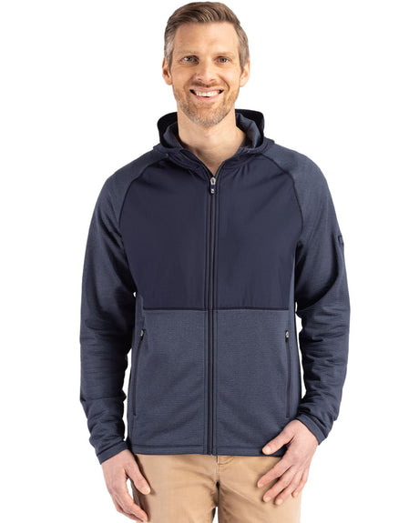 Cutter & Buck Men's Peshastin Hybrid Full Zip Jacket-1