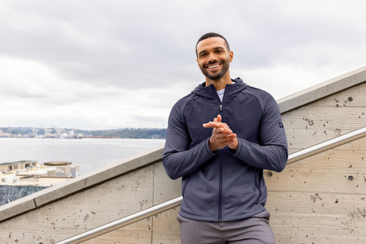 Cutter & Buck Men's Peshastin Hybrid Full Zip Jacket-4
