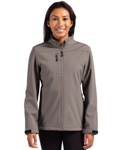 Clique Women's Tempest Recycled Waterproof Stretch Softshell Full Zip Jacket-1