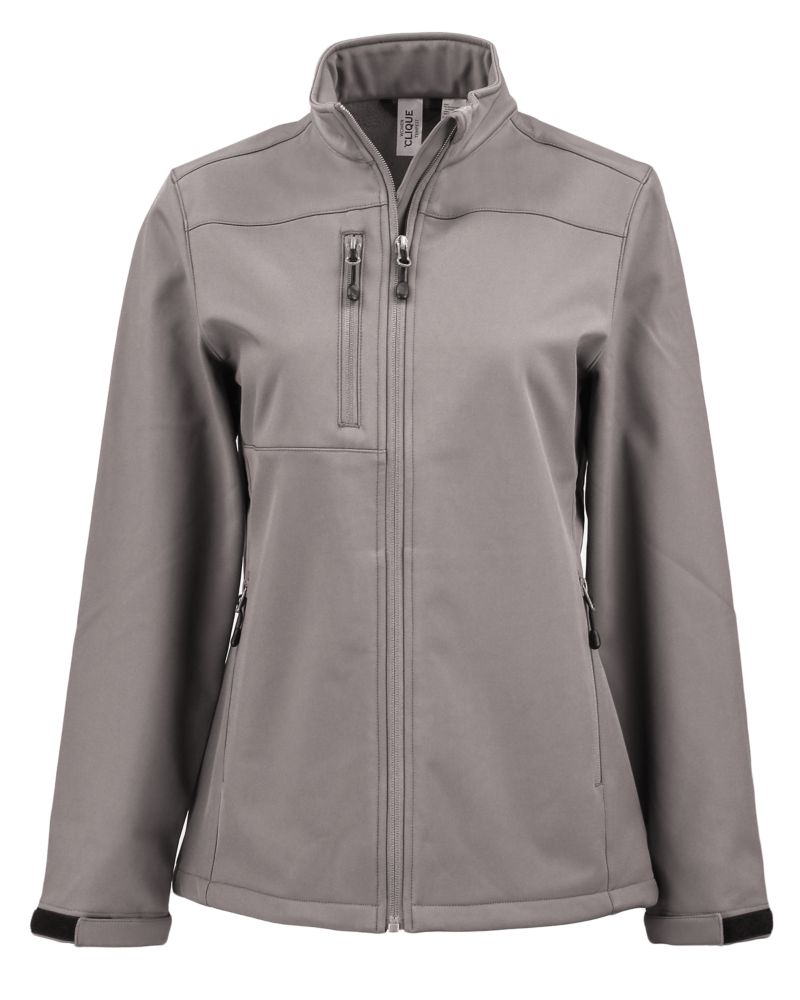 Clique Women's Tempest Recycled Waterproof Stretch Softshell Full Zip Jacket-5