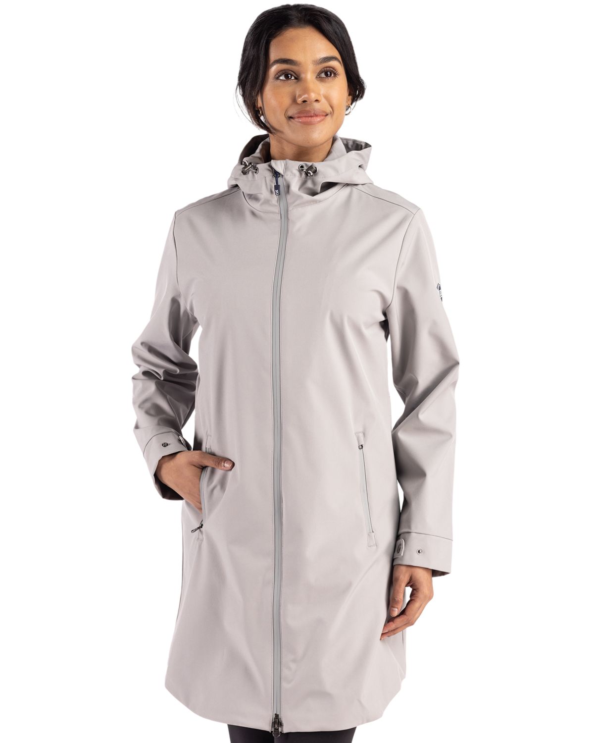 Cutter & Buck Women's Camano Recycled Everyday Stretch Water Resistant Full Zip Jacket-5