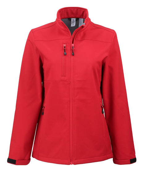 Clique Women's Tempest Recycled Waterproof Stretch Softshell Full Zip Jacket-1