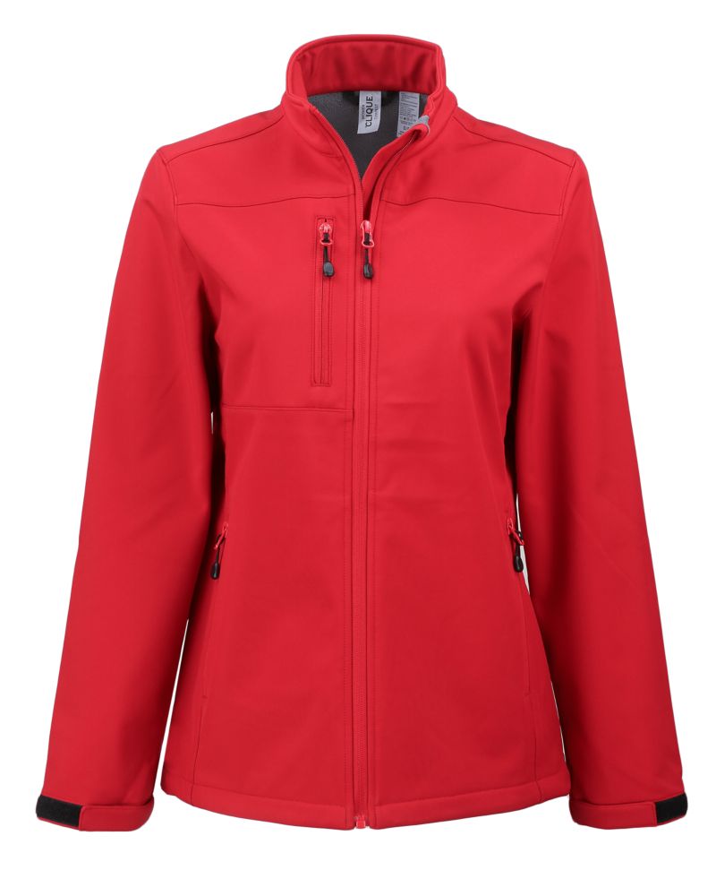 Clique Women's Tempest Recycled Waterproof Stretch Softshell Full Zip Jacket-2