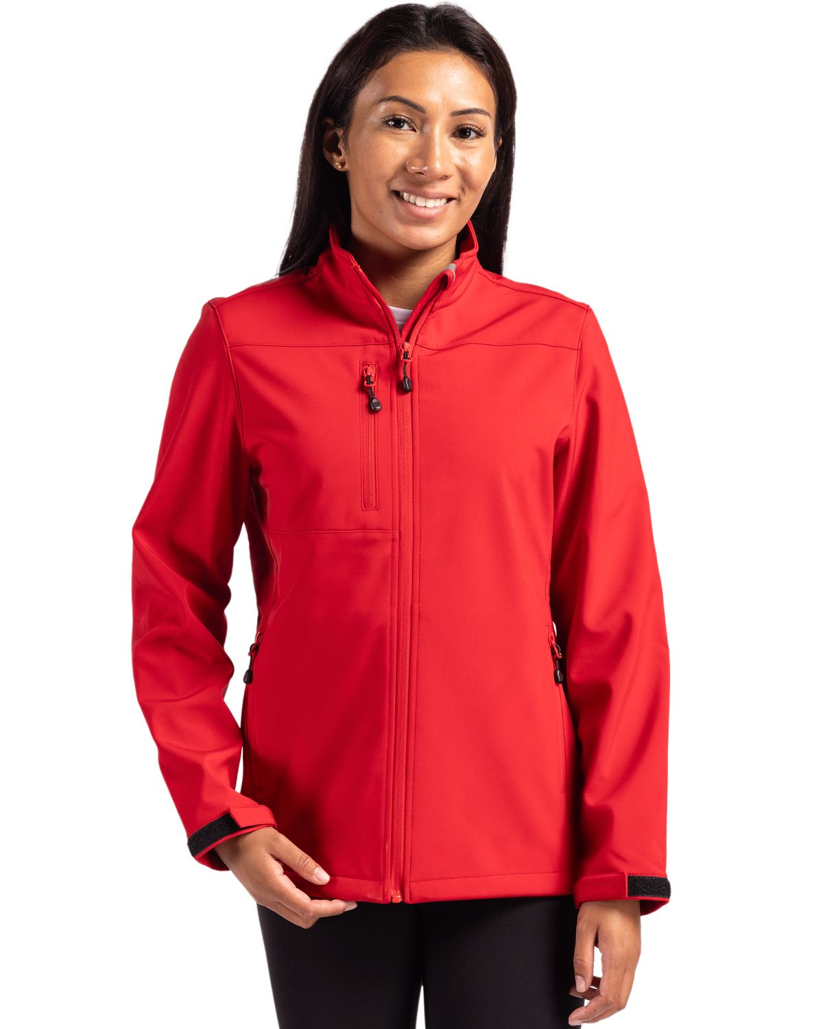 Clique Women's Tempest Recycled Waterproof Stretch Softshell Full Zip Jacket-4
