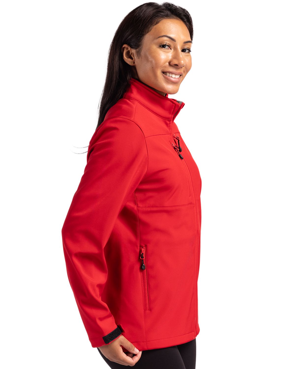 Clique Women's Tempest Recycled Waterproof Stretch Softshell Full Zip Jacket-6